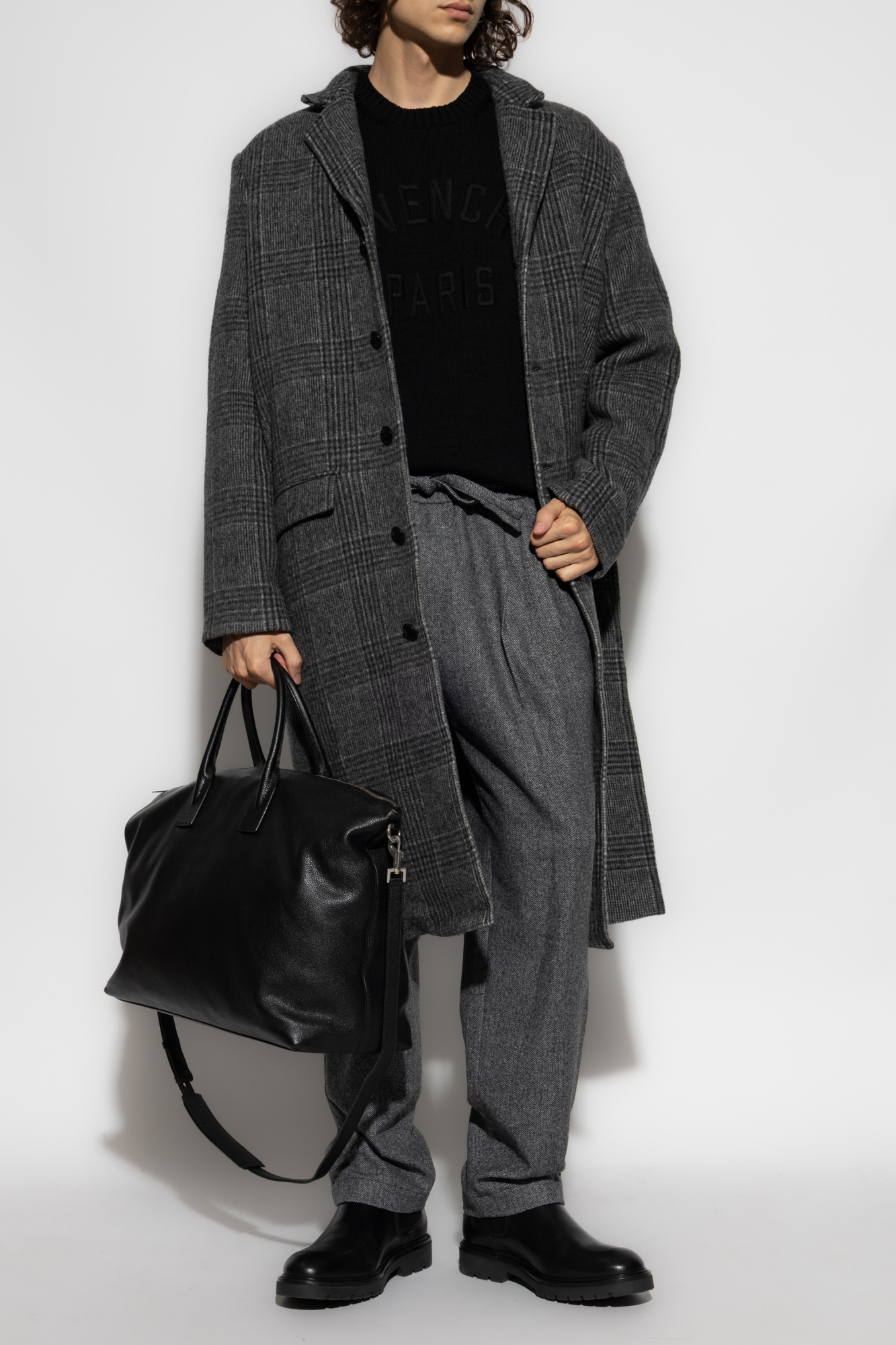 GIVENCHY グレー ブラック セーター ジバンシー GIVENCHY セーター ニット レディース トップス ユニ